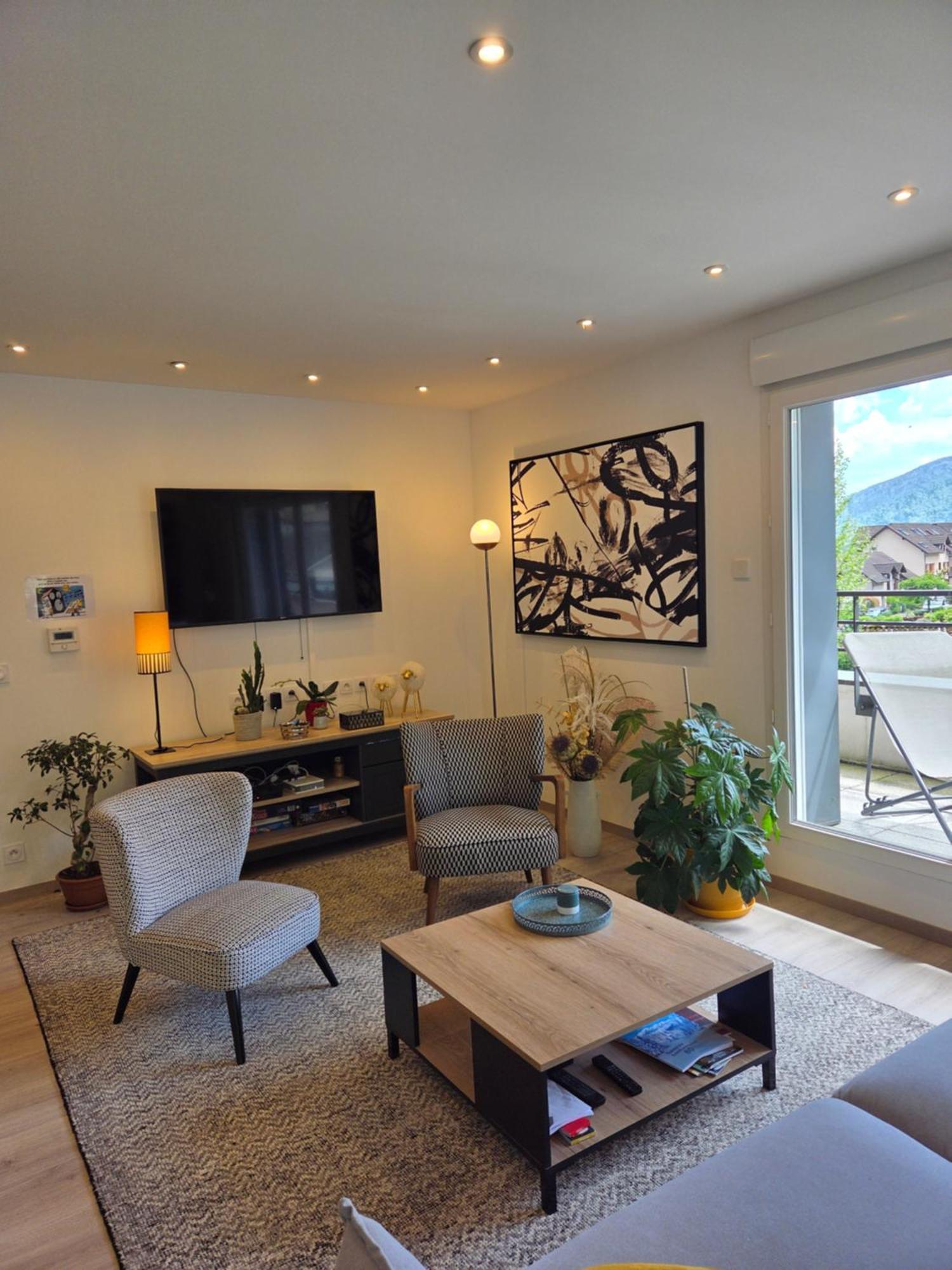 Entre Lac Et Montagne - T4 Centre Sevrier Lac D'Annecy Exterior foto